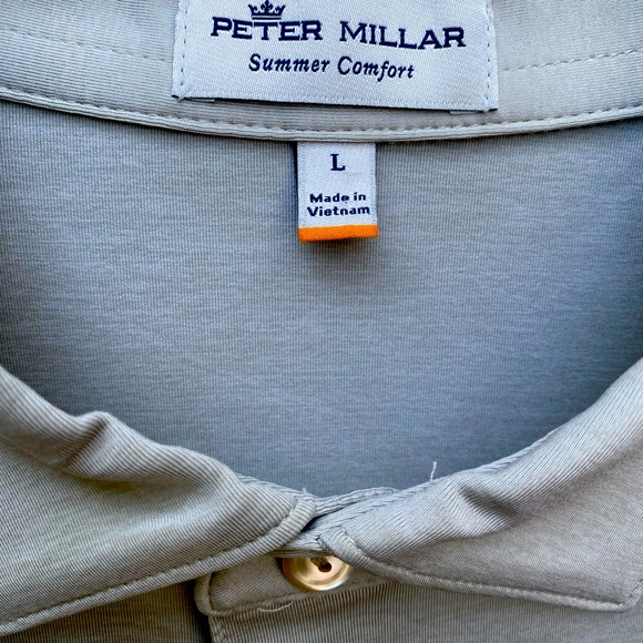 Peter Millar Large summer comfort golf shirt - Picture 4 of 4